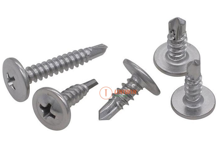 410 stainless steel small round head self-drilling screws