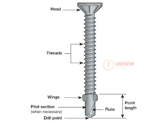 self-drilling drywall screw