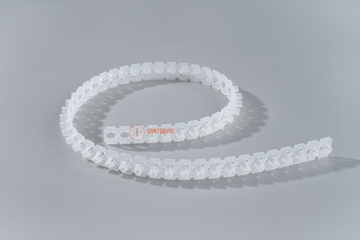 collated screw plastic strip