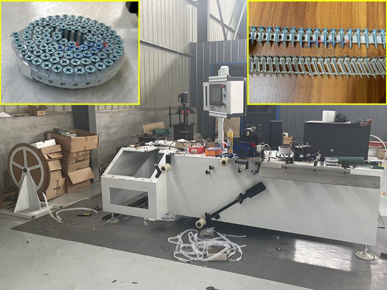 plastic strip collated screw assembly machine