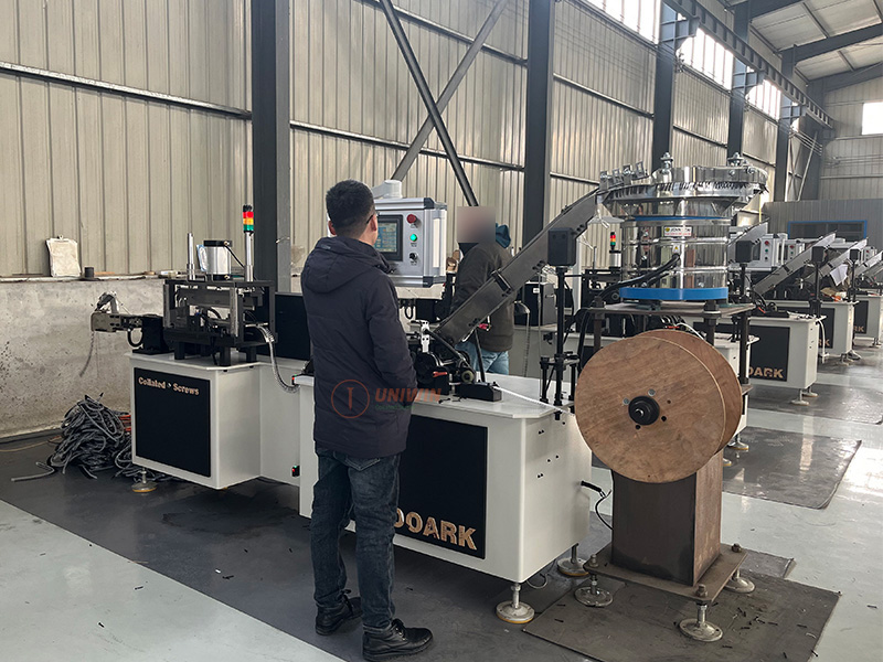 chain belt collated screw machines